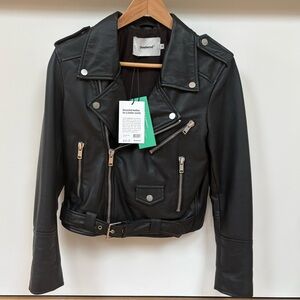 BNWT-Deadwood Joan leather jacket - 38 S/M